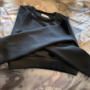 Cropped sport sweatshirt